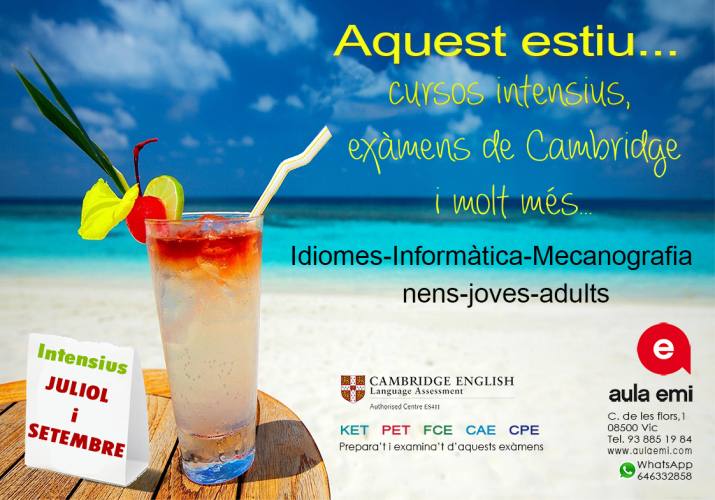 intensiu idiomes vic