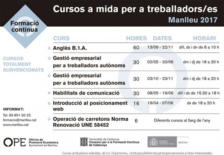 curs 100% gratis anlleu subvencionat