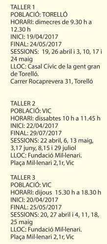 curs per a persones cuidadores