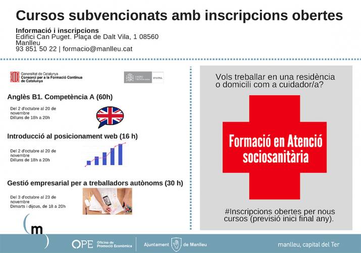 curs subvencionat manlleu